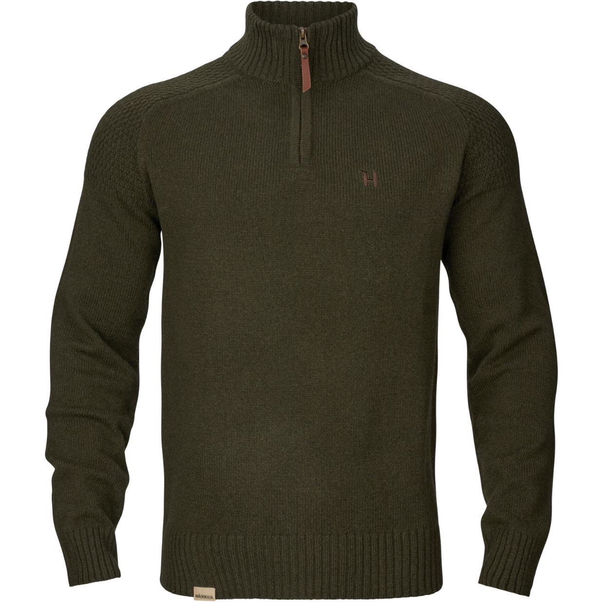 2026 Harkila Homme Vincent Merino Chandail Zip Mi-hauteur 1060800470 - Rosin